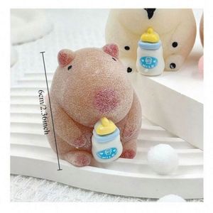 Meilleures ventes 2025 Capybara Silicone PVC PU Squishy Mochi Pack Complet Design Personnalisé Jouets Anti-stress à Remontée Lente - Product Image 3