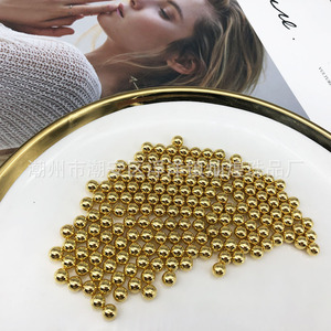 Chaozhou Water-Plated Non-Porous Round Beads Plastic Resin Durable For Clothing Shoes <b>Hats</b> Decorations Storage <b>Boxes</b> - Product Image 2