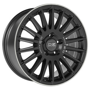 CERCHI DANS LEGA RALLYE DÉSERT 8x18 5x120 ET 55 MATT NOIR ARGENT LET. LÈVRE DIAMANT - Product Image 1