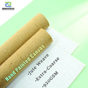 Extra-Grof <span class=keywords><strong>Jute</strong></span> Weave Blanco Handgeschilderd Canvas Met Frame 920gsm Geschilderd Canvas Stof Voor Kunst Met De Hand Schilderen - Product Image 1