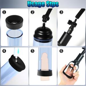 Austauschbare <span class=keywords><strong>Penis</strong></span>-Pumpe für Männer, Vakuum-Vergrößerer, Hilfe bei Impotenz, Größer, Länger, Dicker, Vergrößerung, Sex-Pumpe für Männer, Unterstützt die Erektion, Sexspielzeug - Product Image 5