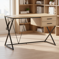 Bureau d'ordinateur en bois de grande taille pour la maison et le bureau, avec tiroirs de rangement, vente en gros d'usine, table d'ordinateur de haute qualité