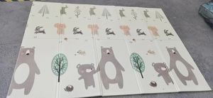 דפוס מצויר ידידותי לסביבה Xpe קצף מחצלת עמיד למים מתקפל עמיד למים רצפת תינוק פליימט מחצלת משחק נייד לתינוק - Product Image 2