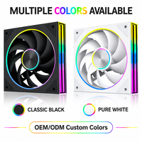AntarcChill Prism 8Pro PWM 5V ARGB Kipas Pendingin CPU 4Pin Kontrol Kecepatan Cerdas Sinkronisasi Motherboard Pencahayaan RGB untuk Casing PC/Radiator