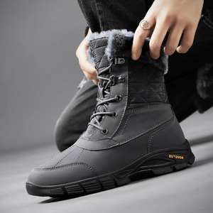 Botas de <span class=keywords><strong>Nieve</strong></span> Térmicas de Lona hasta <span class=keywords><strong>la</strong></span> Rodilla para Hombre, Forradas de Felpa, Impermeables, para Clima Frío Extremo <span class=keywords><strong>en</strong></span> <span class=keywords><strong>la</strong></span> Montaña - Product Image 5