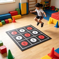 Tapis de gym anti-choc, revêtement de sol sportif non toxique, dalles en caoutchouc pour salle de sport par Rubber Floor