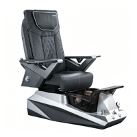 Fauteuil de pédicure intelligent de luxe avec massage intégré pour salon de beauté, système de brumisation intégré