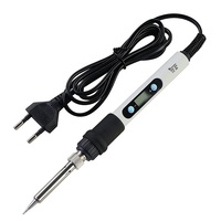 Soldador Eléctrico Económico de 60W/80W con Pantalla LCD Digital, Temperatura Ajustable, 220V/110V, Puntas para Soldar, Garantía de 3 Meses