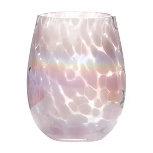 Colorful dots colorful egg cup creative egg-shaped glass modern minimalist net red ins eggshell cup sodium calcium juice cup