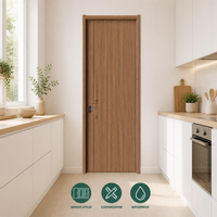 Panneau décoratif en mélamine personnalisé, durable, insonorisé, porte intérieure en mélamine pour appartement, villa et usage résidentiel