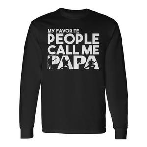 T-shirt a maniche lunghe per chitarrista principale Papa Father - Product Image 1