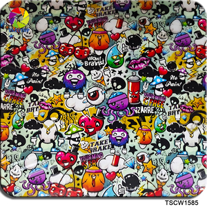 TSAUTOP-طقم نقل صور ، رسومات كرتونية, رش غمس مائي PVA ، نقل مياه ، طباعة أفلام هيدرو جرافيك - Product Image 1