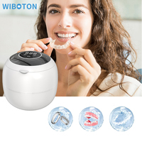 Nettoyeur à ultrasons 45 kHz avec lumière UV - Nettoyage en profondeur pour prothèses dentaires, aligneurs, protège-dents et bijoux