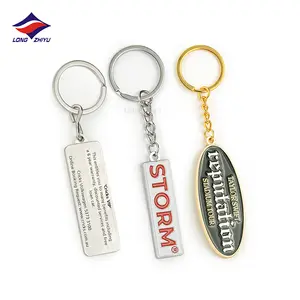 Longzhiyu 17 Năm Nhà Sản Xuất Đầy Đủ Kim Loại Thư Keychain Tùy Chỉnh Bóng Đá Lưu Niệm Keyring Tinh Tế Vàng Móc Chìa Khóa Nhà Máy Bán Buôn