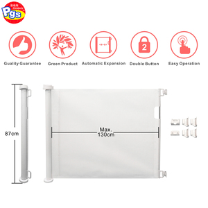 <span class=keywords><strong>Cancelletto</strong></span> di Sicurezza Retrattile Prodigy SG008 <span class=keywords><strong>per</strong></span> <span class=keywords><strong>Bambini</strong></span>, Facile da Installare, Recinzione Protettiva in Metallo e Plastica <span class=keywords><strong>per</strong></span> Cucina, Logo Personalizzabile - Product Image 2