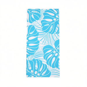 Asciugamano da spiaggia Buonic 70x150 cm con stampa foglia Monstera, asciugamano ad asciugatura rapida per spiaggia, piscina, yoga - Product Image 1