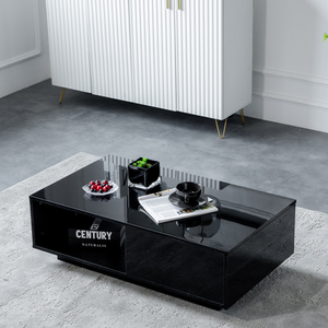 Ưu đãi đặc biệt hiện đại di động thêm màu trắng lớn tròn gỗ rắn etiopean và eritrean lễ Led nhà Bàn cà phê - Product Image 6