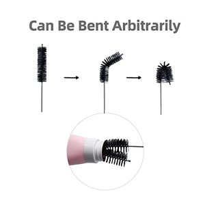 Eco Friendly Reusable Drinking Stainless Steel Straw <strong>Brushes</strong> Long Nylon Pipe Tube Mouth Pacifier <strong>Bottle</strong> Cleaner <strong>Brush</strong> Set - Product Image 2