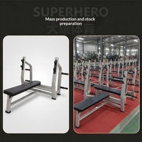 Banc de musculation pliable multifonctionnel en métal pour usage commercial, équipement de fitness à domicile, ensemble combiné haltères et barres, pour la musculation en salle de sport