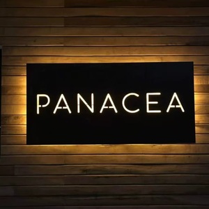 Segni di metallo per esterni personalizzati di alta qualità a <span class=keywords><strong>Led</strong></span> con lettere di luce frontale e retroilluminate con lettera di canale 3D segno di Logo 3D - Product Image 1
