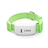 Kalung GPS Mini Tahan Air Terlaris, Dapat Disesuaikan, Kontrol Nirkabel untuk Hewan Peliharaan, Perangkat Pelacak GSM/GPRS, Daya Tahan 10-20 Jam