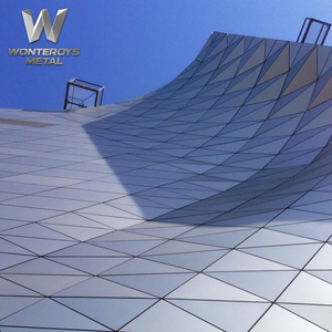 Système de façade mur-rideau en aluminium composite de 4 mm et 3 mm, panneau en aluminium laminé, style design moderne pour projets - Product Image 6