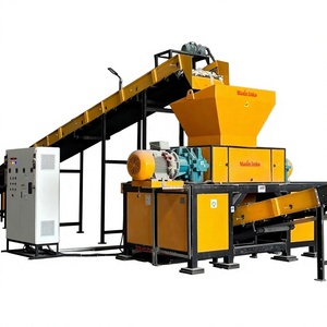 Industrial MSW <b>Waste</b> Shredding Machine Double Shaft Semi Automatic Electric Plastic Crushing Machine 5000+ Kg/Hr Capacity - Product Image 1