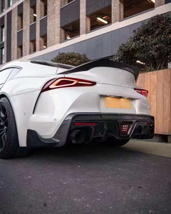 Aileron arrière en fibre <span class=keywords><strong>de</strong></span> carbone 3K twill <span class=keywords><strong>de</strong></span> type V, directement <span class=keywords><strong>de</strong></span> l'usine, pour Toyota Supra MK5 A90 2019-Présent, aileron <span class=keywords><strong>de</strong></span> coffre - Product Image 5