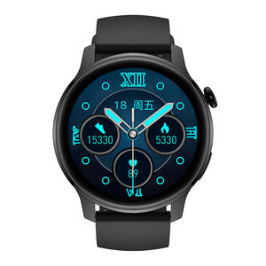Kadın moda akıllı saat S46 BT arayarak sağlık izleme 1.28 inç yuvarlak ekran erkekler spor Fitness Smartwatch Android IOS için - Product Image 6