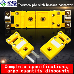 SMPW-CC-K-MF soket steker klip ekor termokopel dengan braket konektor termokopel KEJT/R/S/NCU - Product Image 3