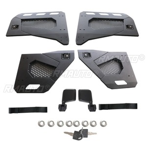 Car Half Iron Gate Locking Rearview <b>Mirror</b> For JK JL Wrangler Body Kit Car Accessories - Product Image 2