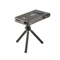 Alston — Mini-projecteur pour téléphone intelligent DLP C2, Portable, 8G, 16G, Android 7.1, WiFi, 5G, lecteur de cinéma, compatible Airplay, Miracast