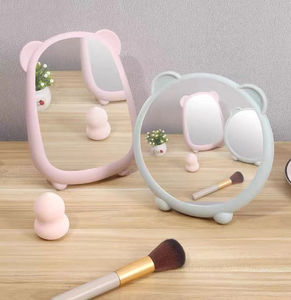 Gương Trang Điểm HANXIN Eco Friendly, Dùng Để Trang Trí Nhà Cửa, Làm Từ Rơm Lúa Mì Tự Nhiên, Thân Thiện Với Môi Trường, Có Khung Trang Điểm - Product Image 5