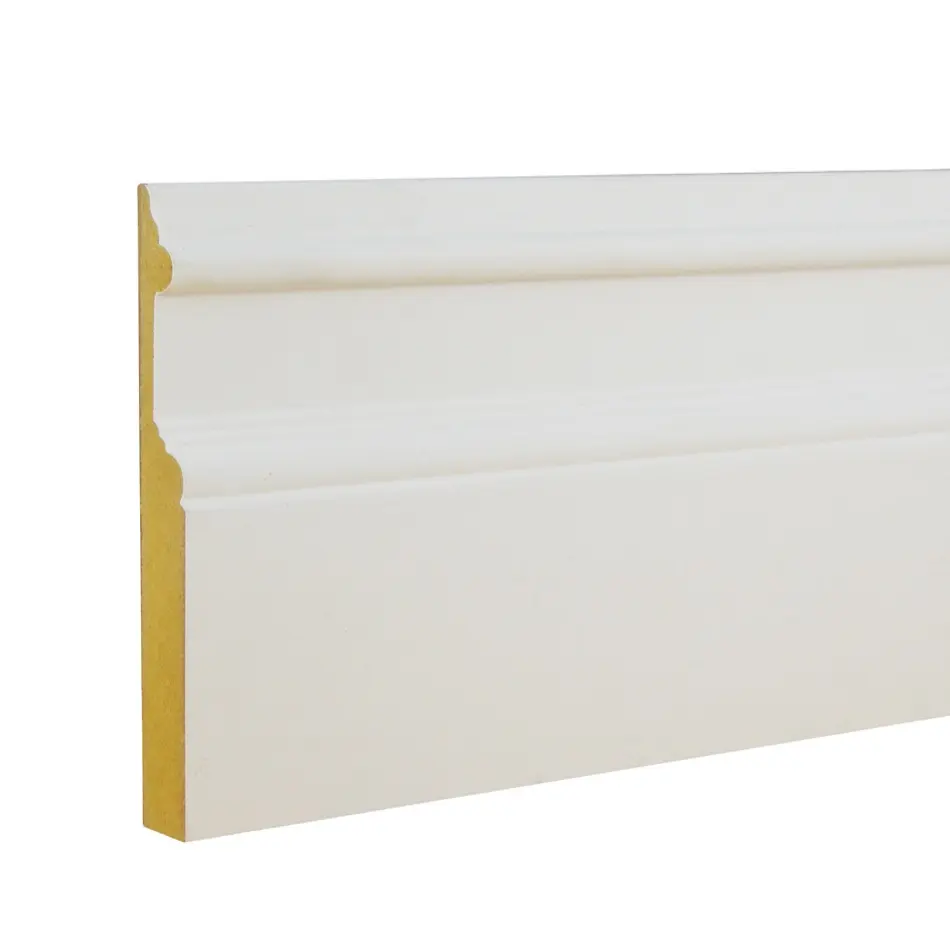 Wood Decorative Mouldings Decorative Modern Primed MDF Wholesale Cheap Price Wall Baseboard Mouldings Lowes