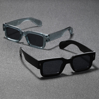 Lot de 2 lunettes décoratives carrées rétro, gadget tendance pour les activités de fête en intérieur