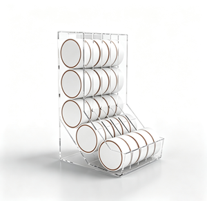 Dispenser Otomatis Pengumpan Gravitasi untuk Menampilkan dan Mengorganisir Tembakau Snus, Permen Karet dalam Stoples Bulat, Stand <span class=keywords><strong>Display</strong></span> Merchandise - Product Image 2