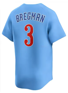 Jersey Bisbol Chicago Jahitan Grosir 2026 # 3 Alex Bregman # 4 Crow-Armstrong # 2 Nico Hoerner # 7 Dansby Swanson - Product Image 5
