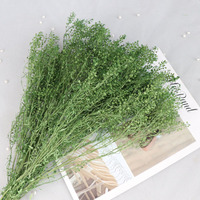 Groothandel Gedroogde Eeuwige Bloemen Echte Gedroogde Bloemboeket Mini Vaas Decoratie Mini Fan voor Huis Kantoor Bureau Feest Cadeau