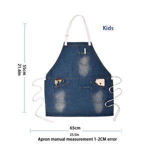 Delantal de Barista Desechable sin Mangas para Adultos, de Mezclilla Estampada, para Hombres y Mujeres - Guang Gong A10039 - Product Image 2