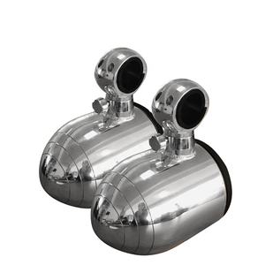 Reborn防水Rotatable <span class=keywords><strong>Boat</strong></span> <span class=keywords><strong>Wakeboard</strong></span> Tower SpeakerでPolishedペア6 1/2in - Product Image 1