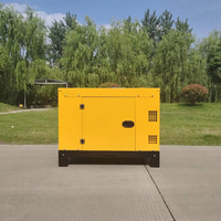 Générateurs diesel à cadre ouvert silencieux de marque chinoise, prix d'usine, refroidissement par eau, démarrage électrique, 10 kW 10 kVA à vendre