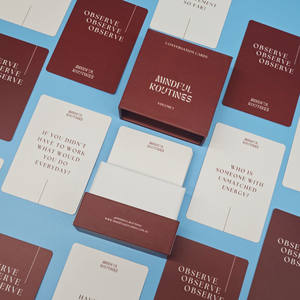 Interesados Tarjetas <span class=keywords><strong>de</strong></span> conversación <span class=keywords><strong>de</strong></span> papel personalizadas Fiesta Juego <span class=keywords><strong>de</strong></span> cartas <span class=keywords><strong>de</strong></span> <span class=keywords><strong>rol</strong></span> Impresión <span class=keywords><strong>de</strong></span> baraja <span class=keywords><strong>de</strong></span> cartas - Product Image 2