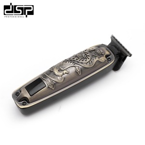 Tondeuse à cheveux électrique professionnelle DSP avec écran LCD, corps métallique, moteur brossé, modèle rechargeable pour usage en salon - Product Image 2