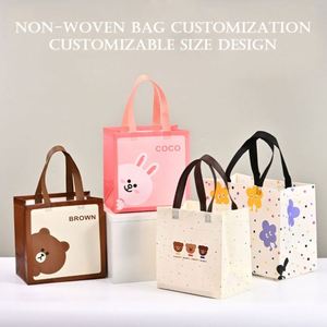 Bolsa de Compras Reutilizable Ecológica de Alta Calidad, Bolsa de Mano Personalizada con Esquinas Reforzadas, Material de PC Duradero, Impresión de Logotipo - Product Image 4