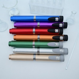 60IU Reusable Metal Injector <b>Pen</b> Variable Dosage Durable Design Custom Logo Graphic Rubber Stopper Sealing Packaging <b>Pen</b> - Product Image 1