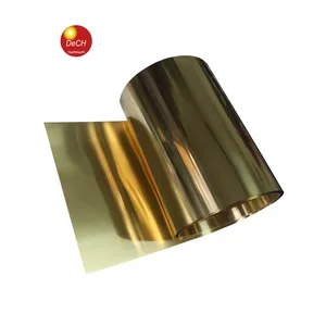 0.01mm - 5mm Thick 2mm - 400mm Wide Brass Strip / Sheet In Roll In Stock