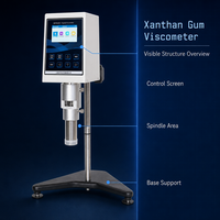 Viscosimètre numérique pour la gomme xanthane, instrument de mesure de la viscosité de laboratoire avec affichage pour la recherche et les tests de produits