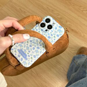 Funda de flores con lazo azul colorido para iPhone 16 Funda protectora de TPU para iPhone 16 Pro Max 15 14 <span class=keywords><strong>13</strong></span> - Product Image 6