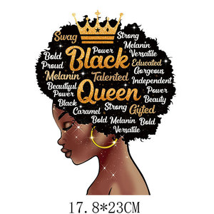 ลายพิมพ์รีดร้อน Black Girl Magic สำหรับเสื้อผ้า ด้วยหมึกพลาสติซอล ดีไซน์รักษ์โลก - Product Image 3