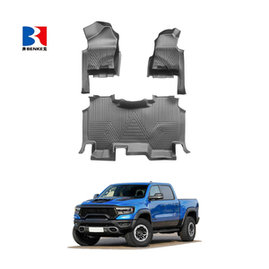 Alfombrillas de coche 5D de caucho TPE ecológicas, impermeables y antideslizantes, personalizadas de fábrica, 3 piezas para Dodge RAM (LHD) 2019-2026 - Product Image 3